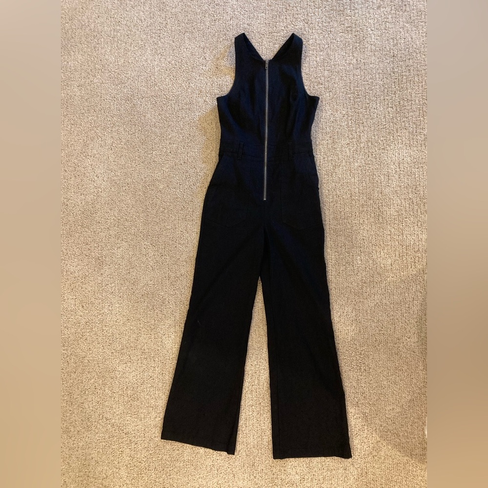 Maeve Anthropologie Black Jumpsuit